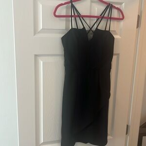 City Studio Black Strappt Dress